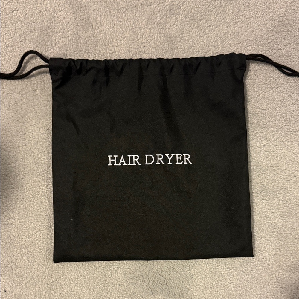 Black Hair Dryer Storage Bag